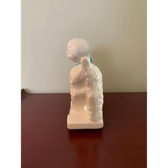 Vintage lamb planter - A1 condition  - Vintage nursery decor - princess plaster - Picture 3 of 6